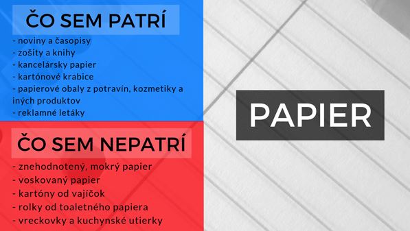 Ako správne triediť papier