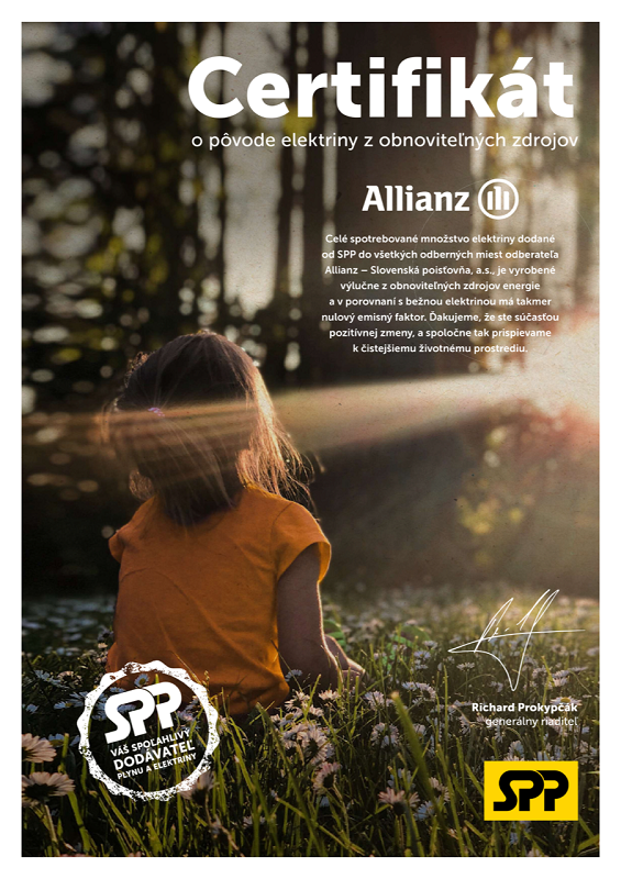 certifikat zelena energia