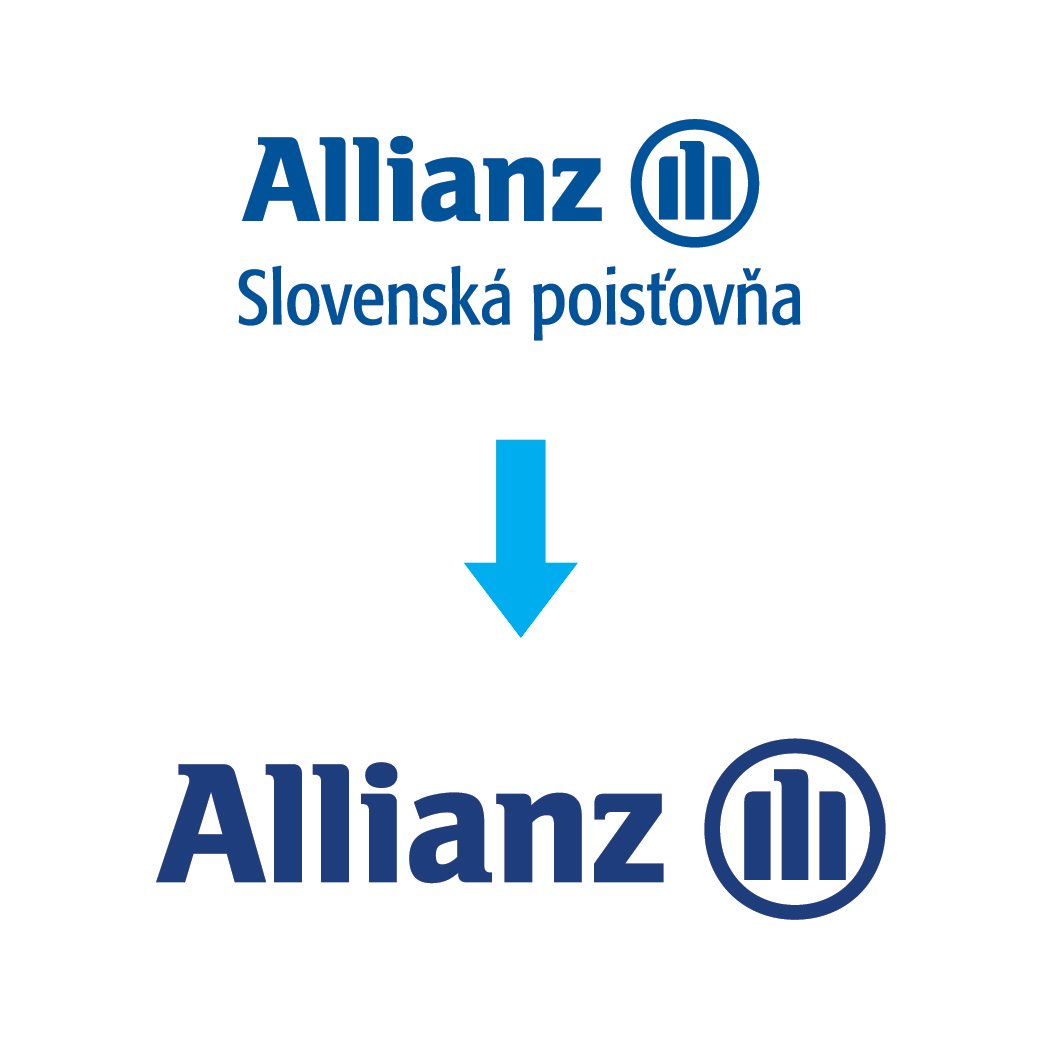 Zmena loga z Allianz - Slovenská sporiteľna na Allianz
