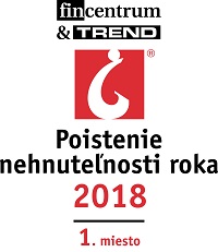 Prvé miesto v súťaži poistenie nehnuteľnosti roka 2018
